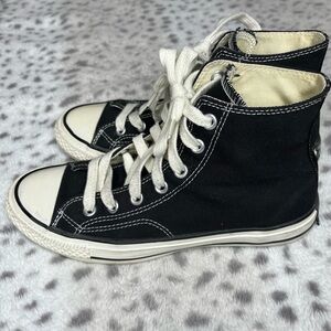 Converse Chuck 70 Canvas Black Vintage inspired size 6 men’s 8 women’s unisex